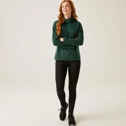 Regatta Pimlo Femme Polaire de marche en velours zippé à moitié |<Femme Polaires Demi Zip