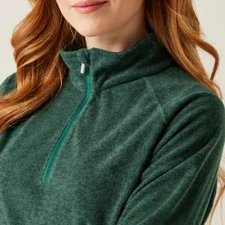 Regatta Pimlo Femme Polaire de marche en velours zippé à moitié |<Femme Polaires Demi Zip