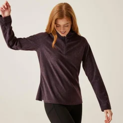 Regatta Pimlo Femme Polaire de marche en velours zippé à moitié |<Femme Polaires Demi Zip