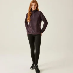 Regatta Pimlo Femme Polaire de marche en velours zippé à moitié |<Femme Polaires Demi Zip