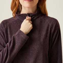 Regatta Pimlo Femme Polaire de marche en velours zippé à moitié |<Femme Polaires Demi Zip