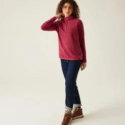 Regatta Pimlo Femme Polaire de marche en velours zippé à moitié |<Femme Polaires Demi Zip