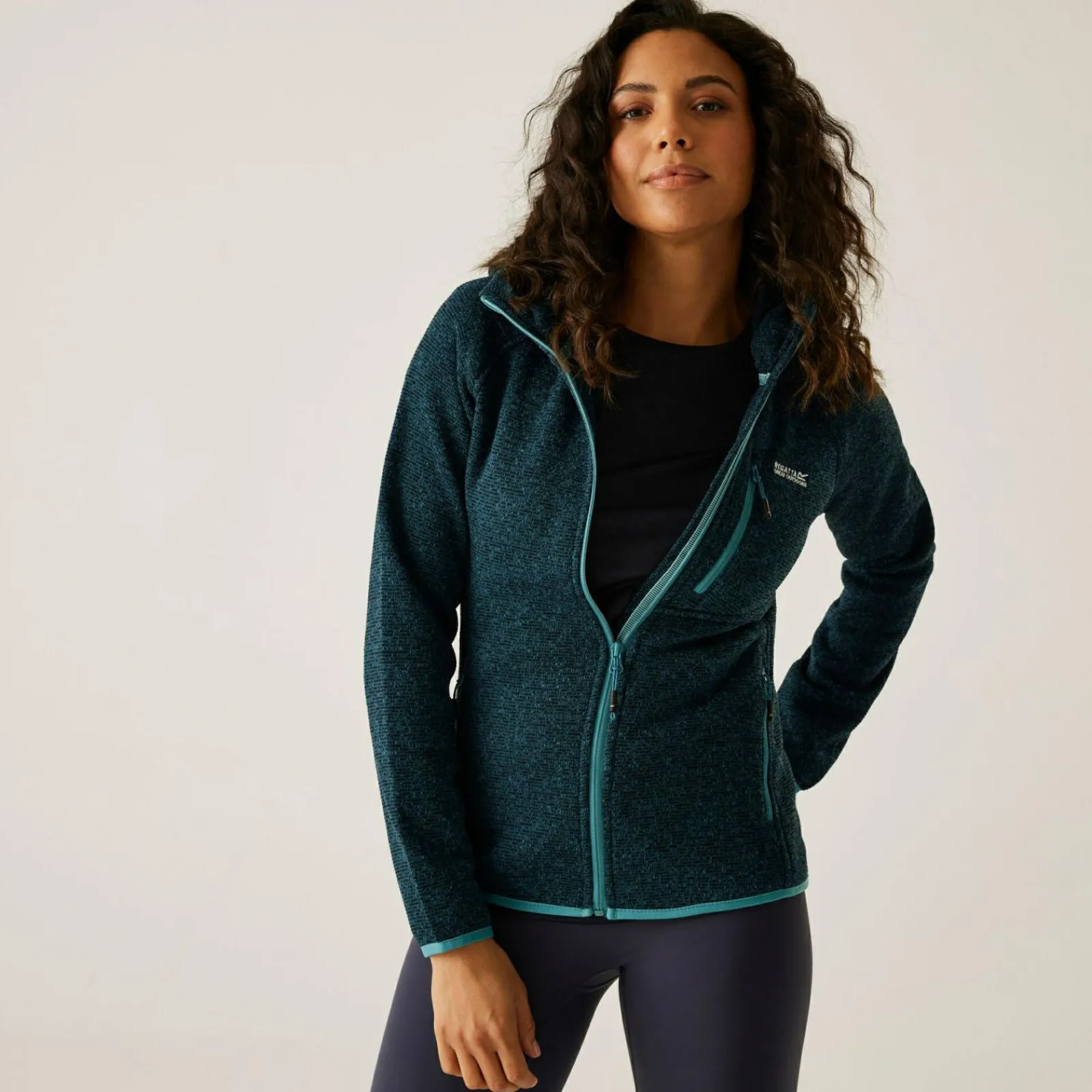 Regatta Polaire à capuche zippée pour femme Newhill |<Femme Polaires Zippées