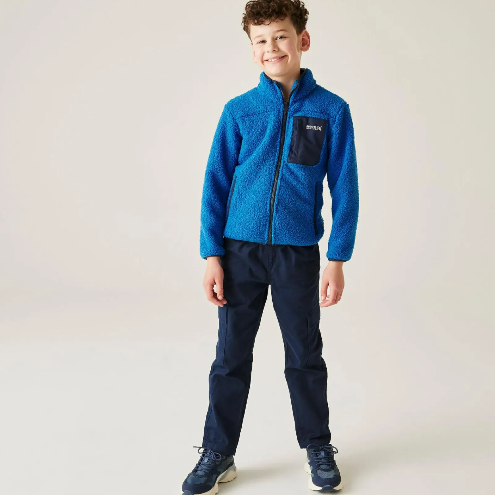 Regatta Polaire chaude zippée pour enfant Frankie |<Enfant Polaires Zip Complet