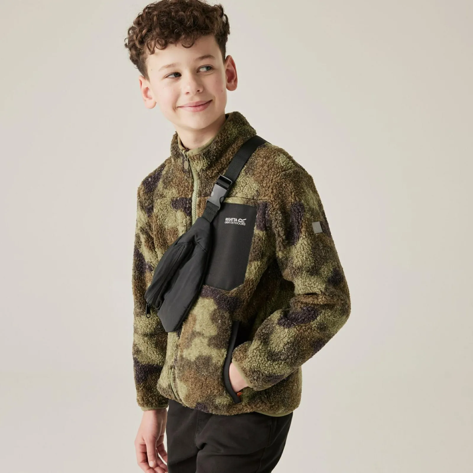 Regatta Polaire chaude zippée pour enfant Frankie |<Enfant Polaires Zip Complet