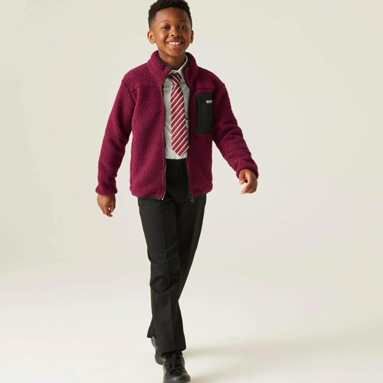 Regatta Polaire chaude zippée pour enfant Frankie |<Enfant Polaires Zip Complet