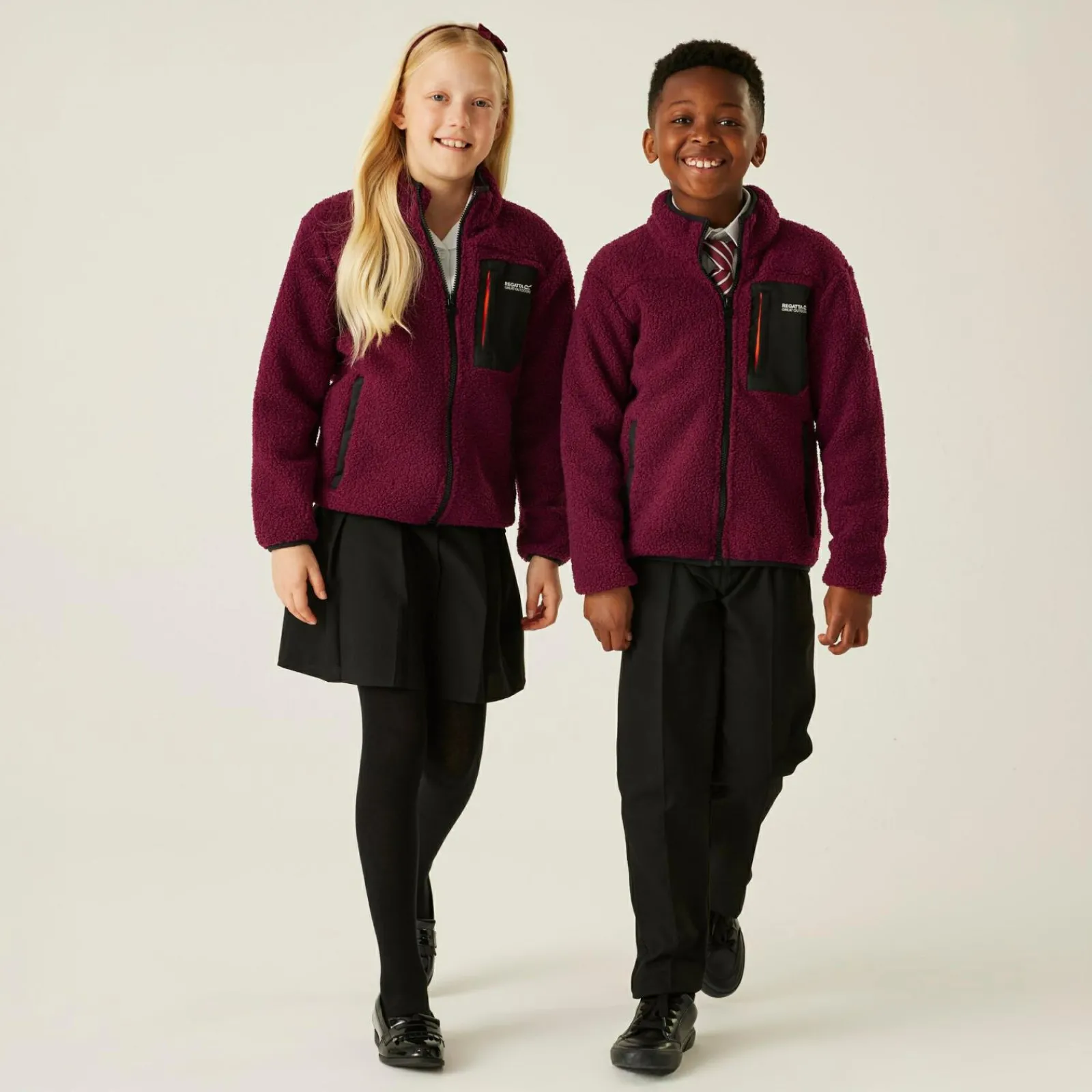 Regatta Polaire chaude zippée pour enfant Frankie |<Enfant Polaires Zip Complet