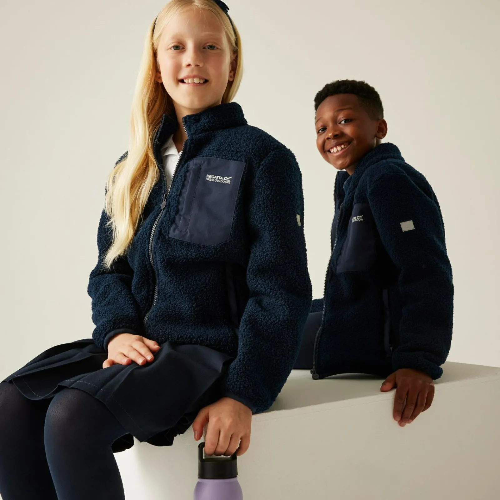 Regatta Polaire chaude zippée pour enfant Frankie |<Enfant Polaires Zip Complet