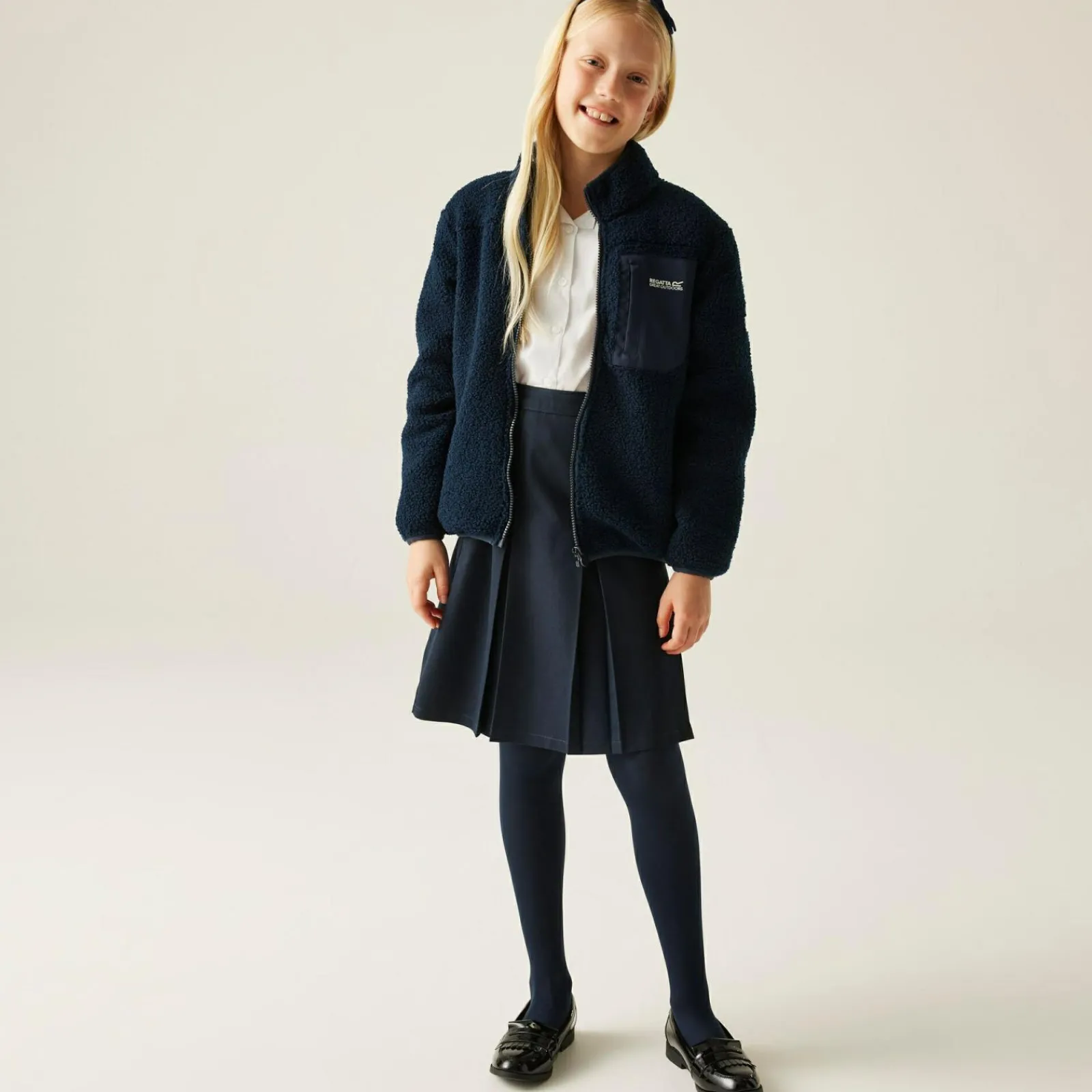 Regatta Polaire chaude zippée pour enfant Frankie |<Enfant Polaires Zip Complet