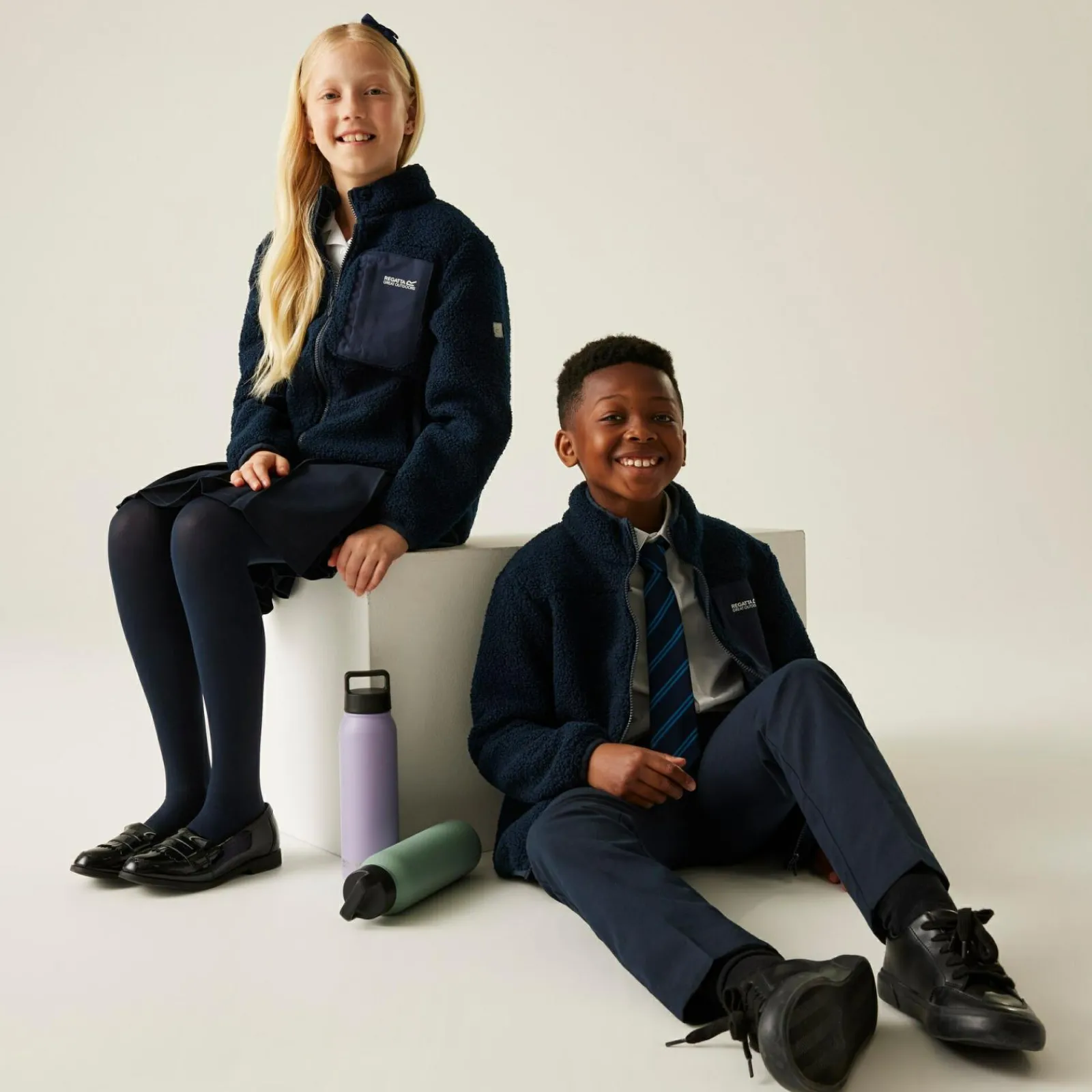Regatta Polaire chaude zippée pour enfant Frankie |<Enfant Polaires Zip Complet