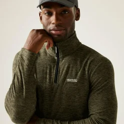 Regatta Polaire chiné demi-zip pour homme Thompson |<Homme Polaires Demi-Zip