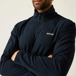 Regatta Polaire chiné demi-zip pour homme Thompson |<Homme Polaires Demi-Zip