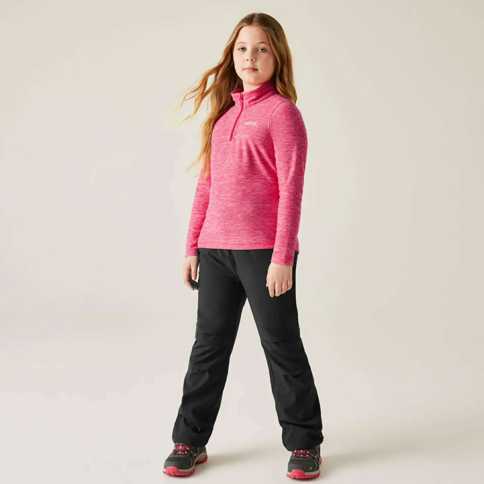Regatta Polaire demi-zip pour enfant Hot Shot Marl |<Enfant Vêtements De Fille|Vêtements Garçon