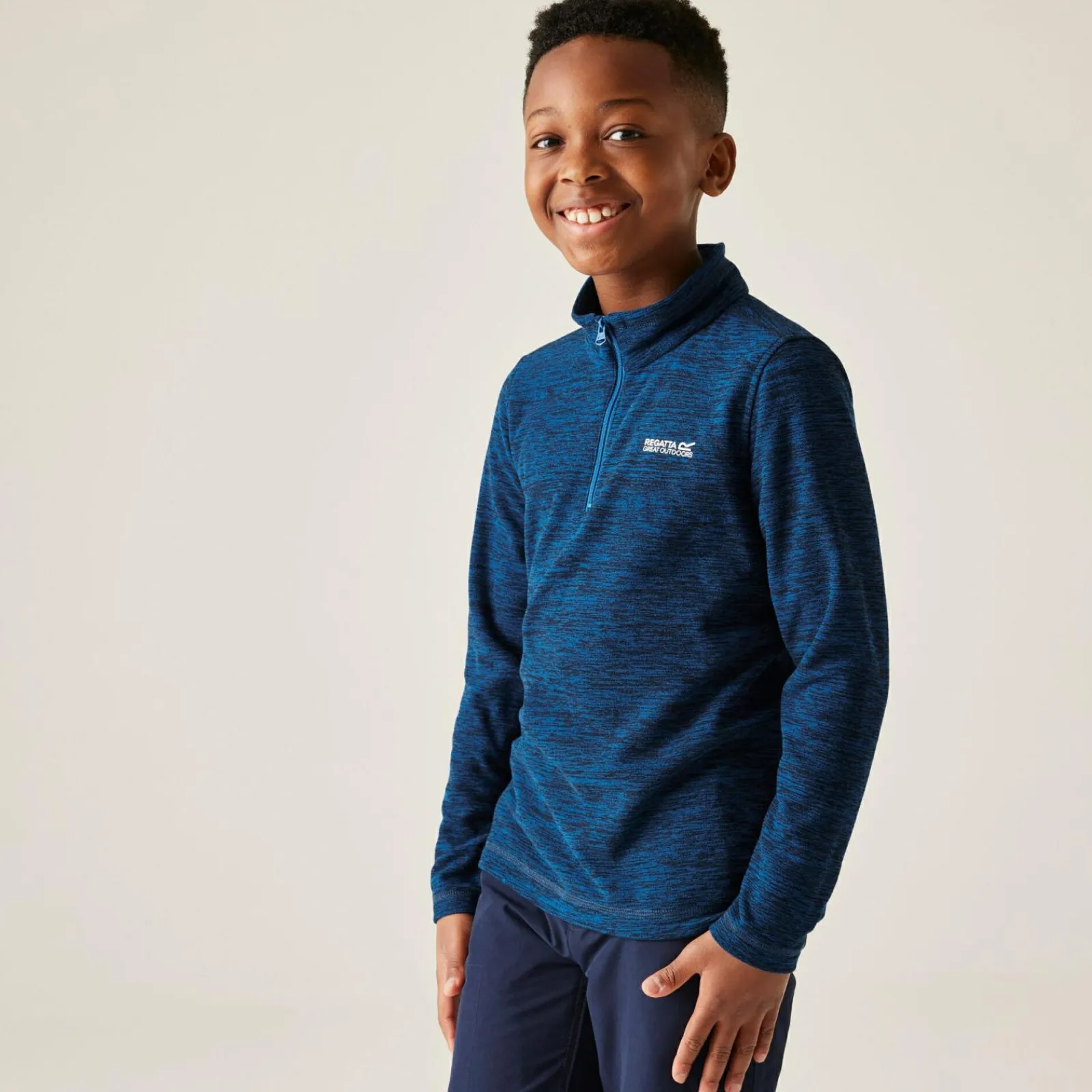 Regatta Polaire demi-zip pour enfant Hot Shot Marl |<Enfant Vêtements De Fille|Vêtements Garçon