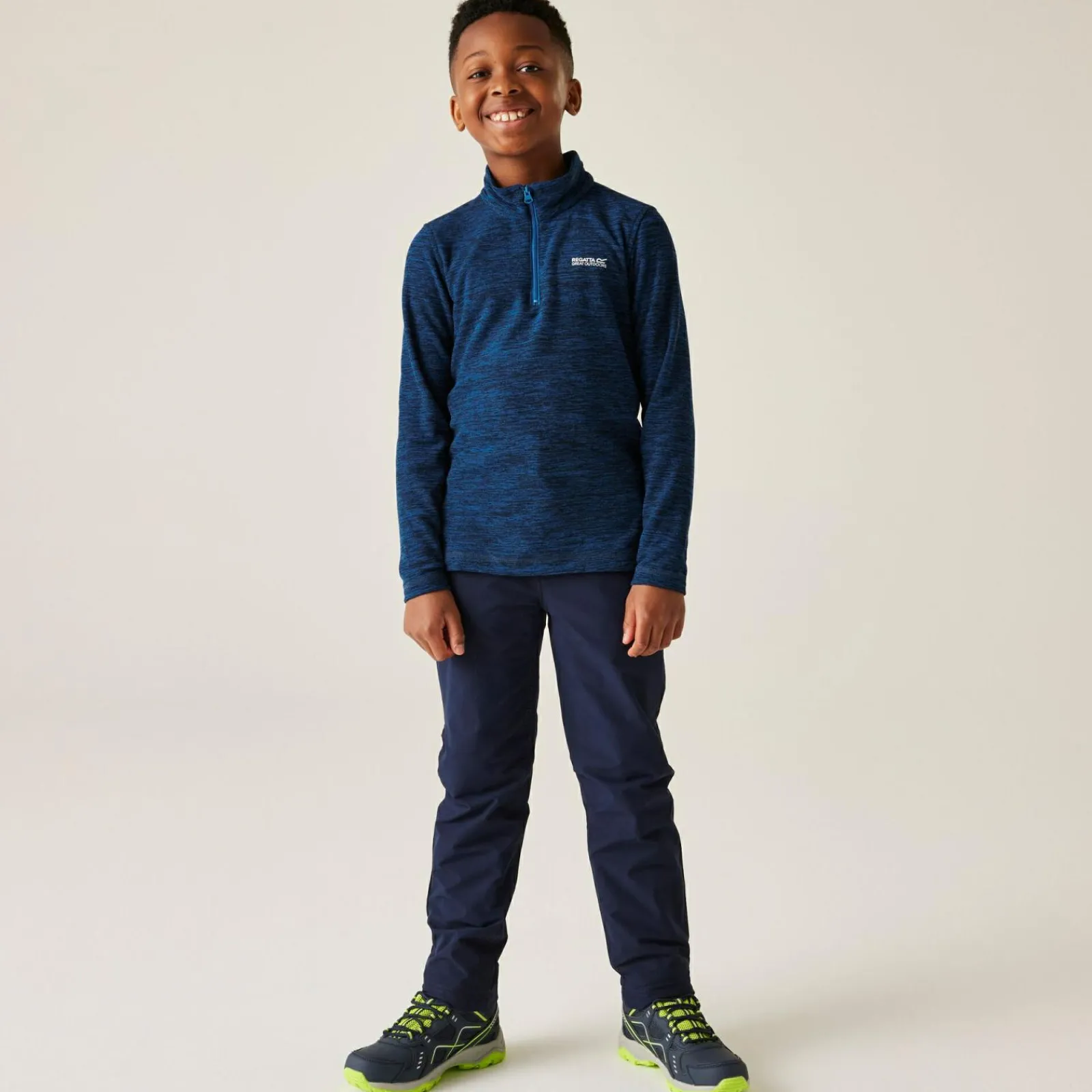 Regatta Polaire demi-zip pour enfant Hot Shot Marl |<Enfant Vêtements De Fille|Vêtements Garçon