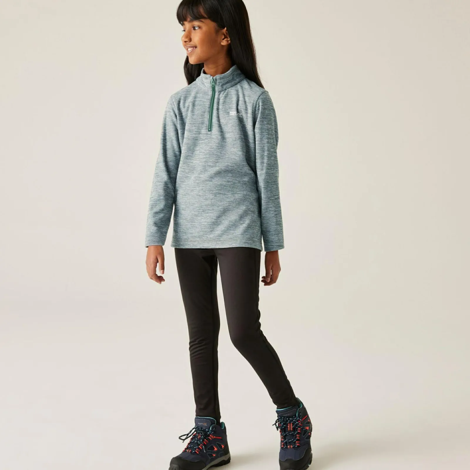 Regatta Polaire demi-zip pour enfant Hot Shot Marl |<Enfant Vêtements De Fille|Vêtements Garçon