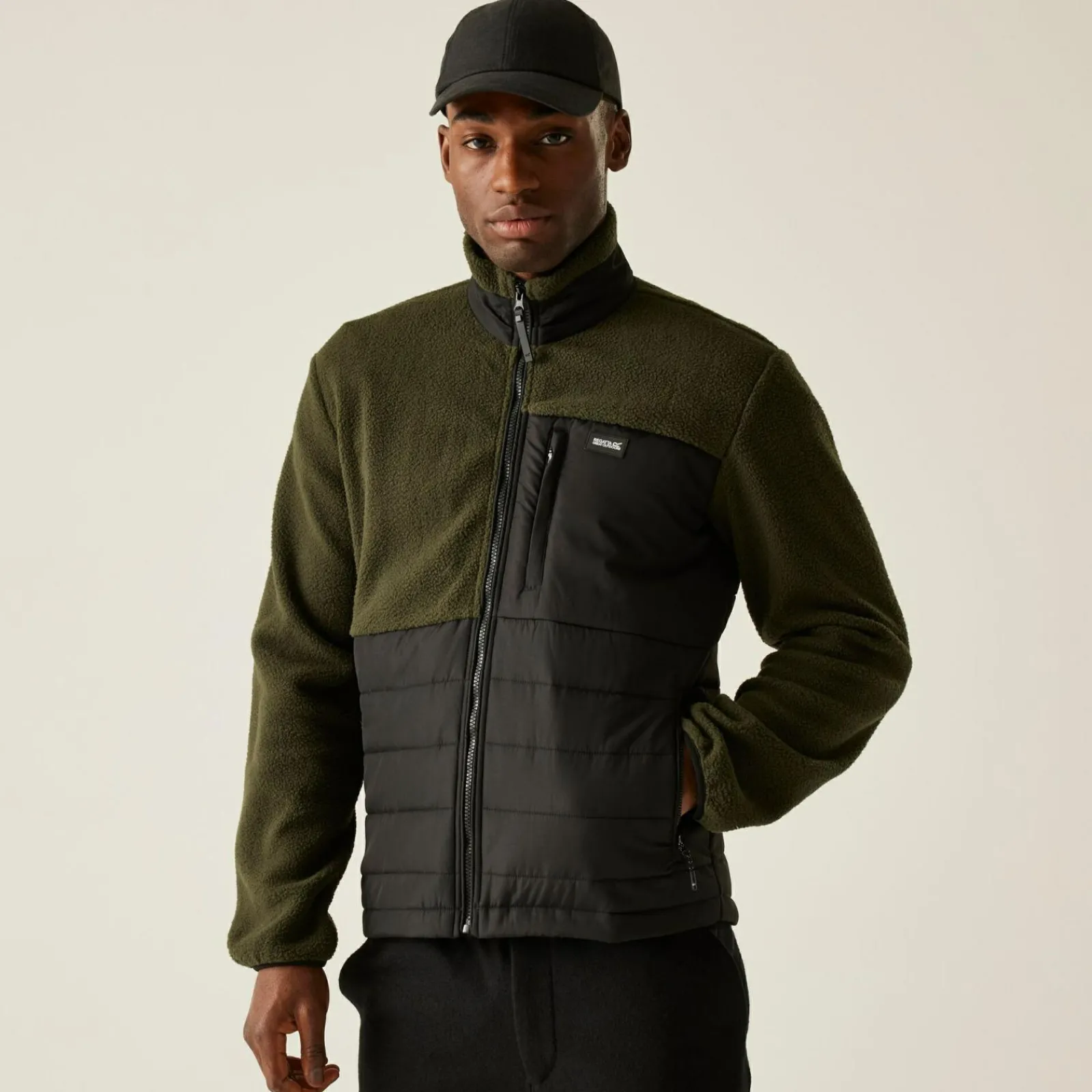 Regatta Polaire hybride zippée pour homme Frankie Borg |<Homme Polaires Zip Complet