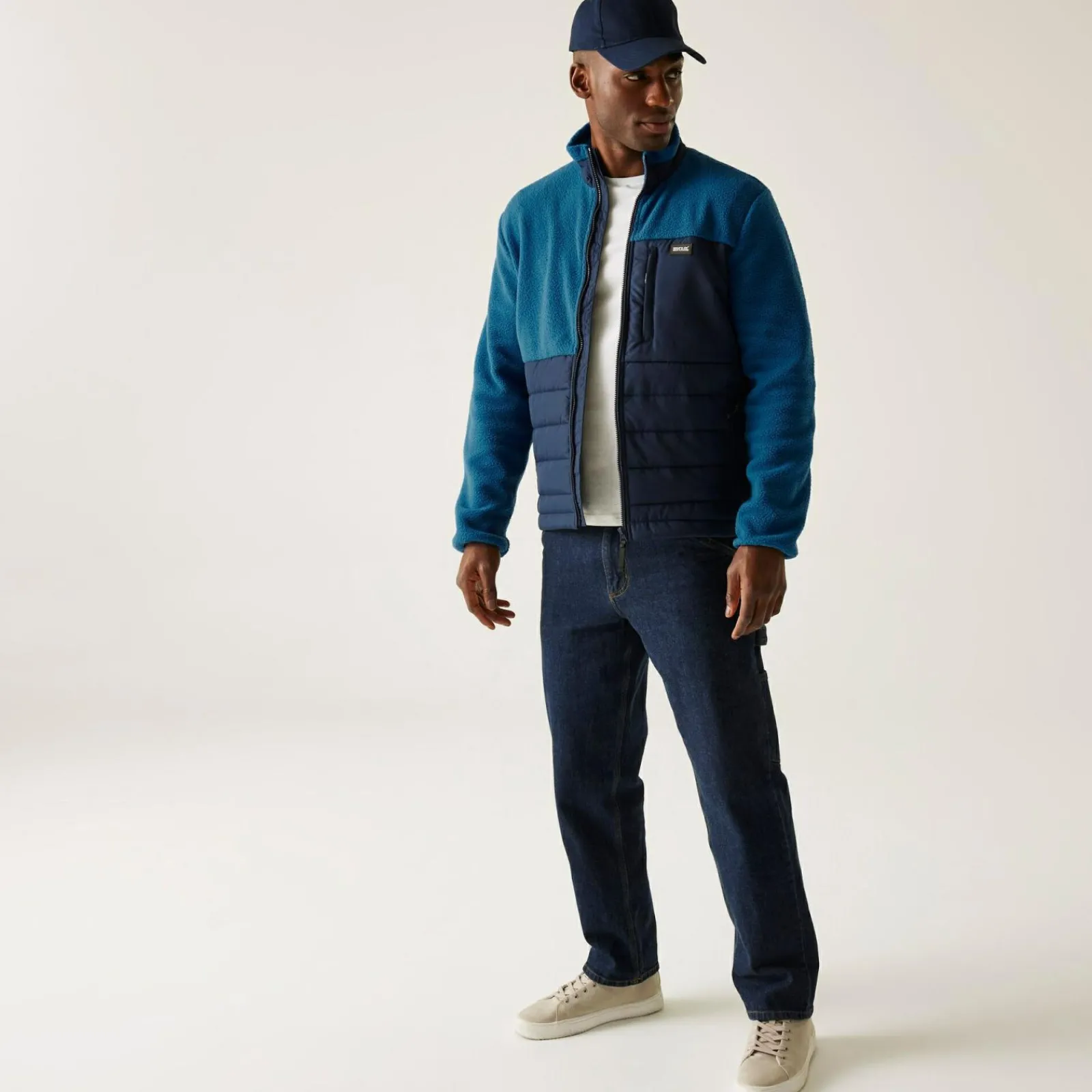 Regatta Polaire hybride zippée pour homme Frankie Borg |<Homme Polaires Zip Complet