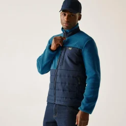 Regatta Polaire hybride zippée pour homme Frankie Borg |<Homme Polaires Zip Complet