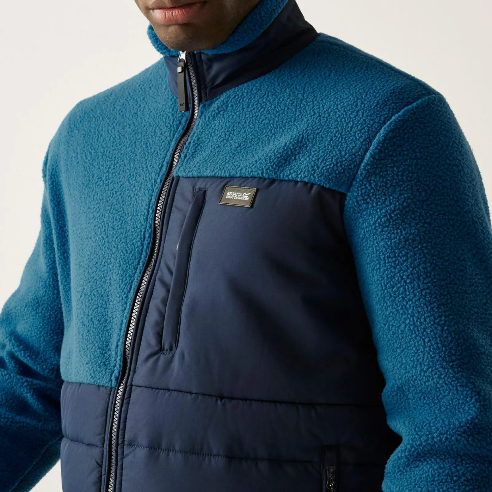 Regatta Polaire hybride zippée pour homme Frankie Borg |<Homme Polaires Zip Complet