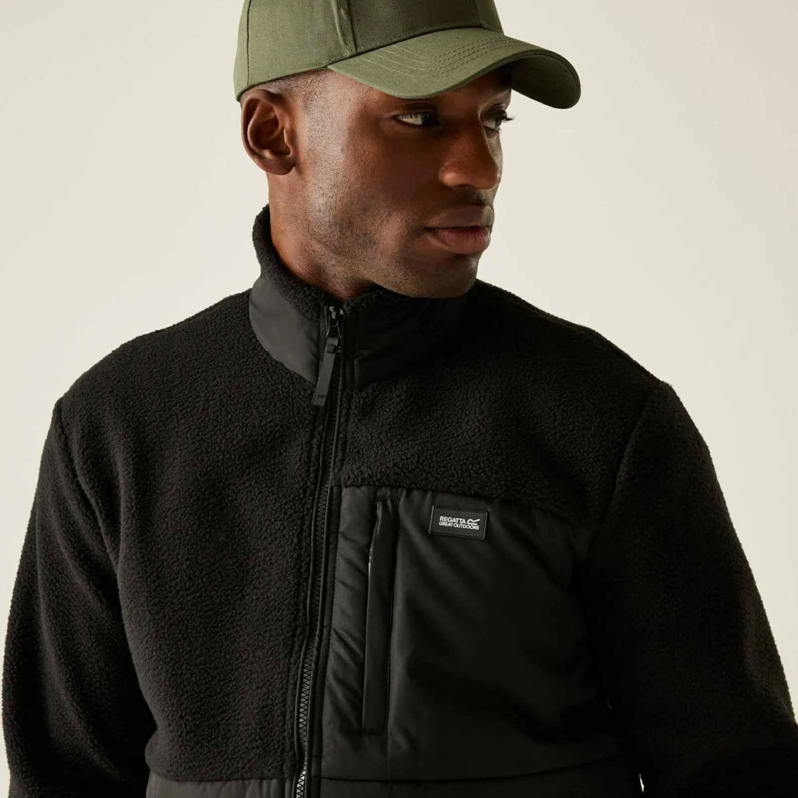 Regatta Polaire hybride zippée pour homme Frankie Borg |<Homme Polaires Zip Complet