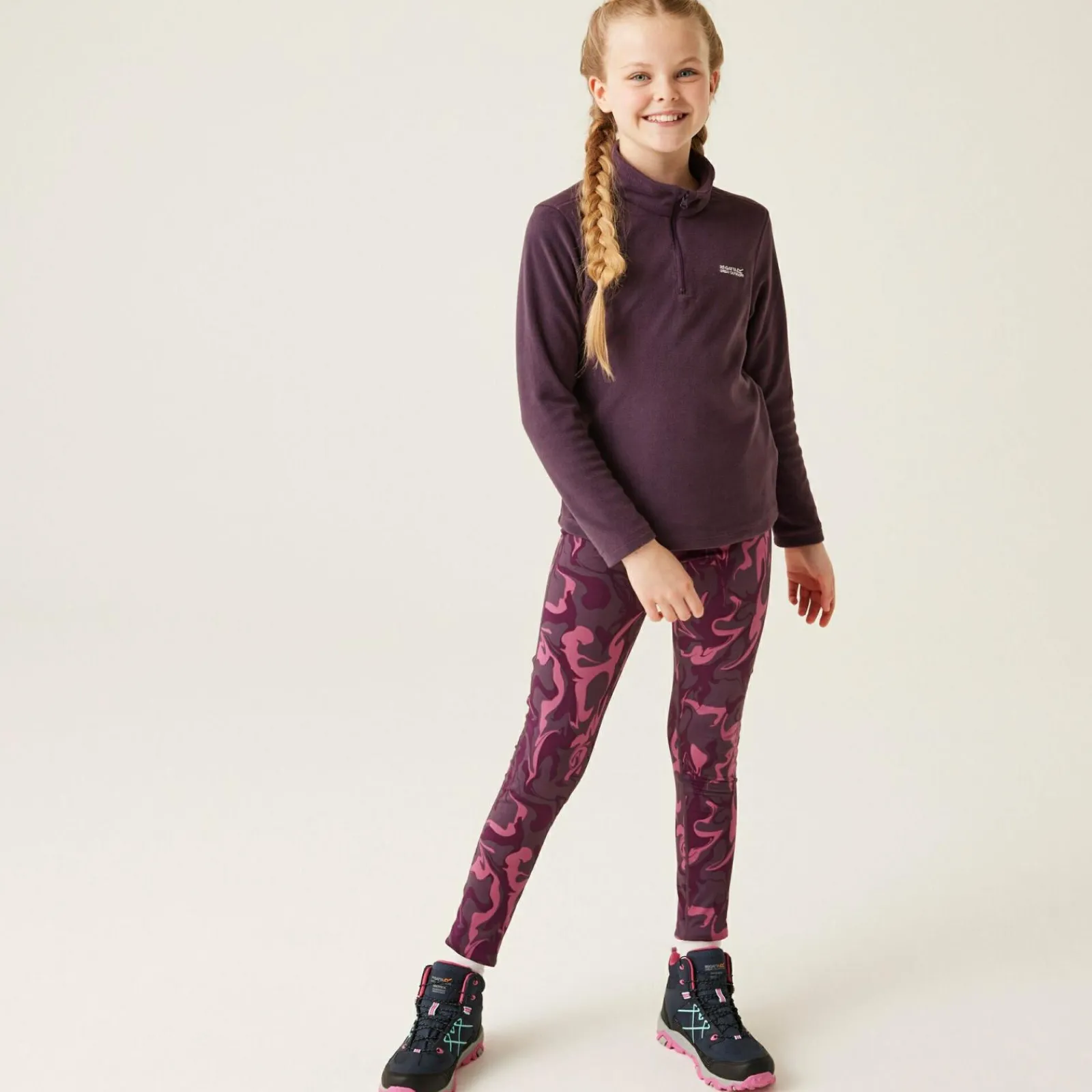 Regatta Polaire technique junior Hot Shot II |<Enfant Polaires Demi Zip