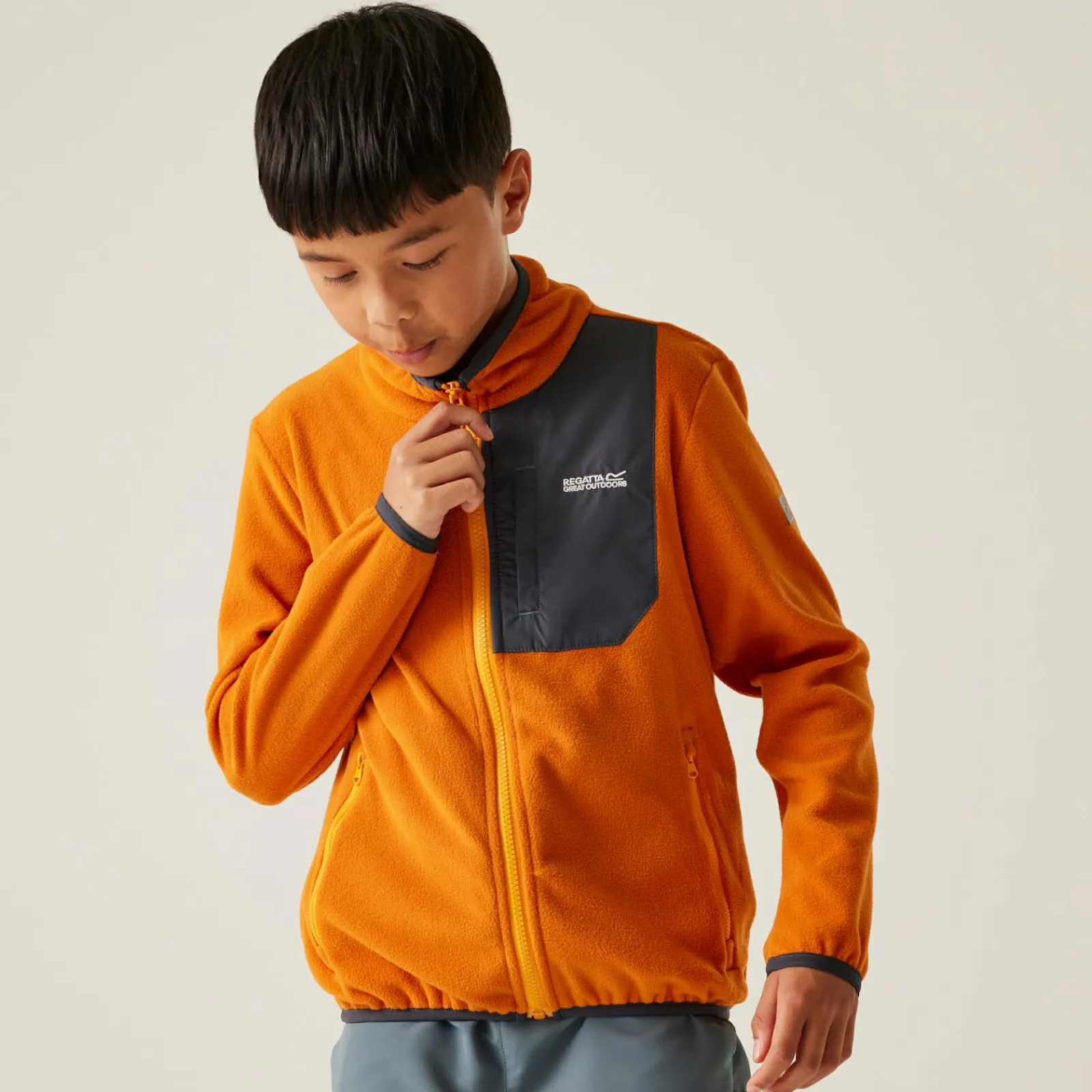 Regatta Polaire zippée Frankie pour enfant |<Enfant Polaires Zip Complet