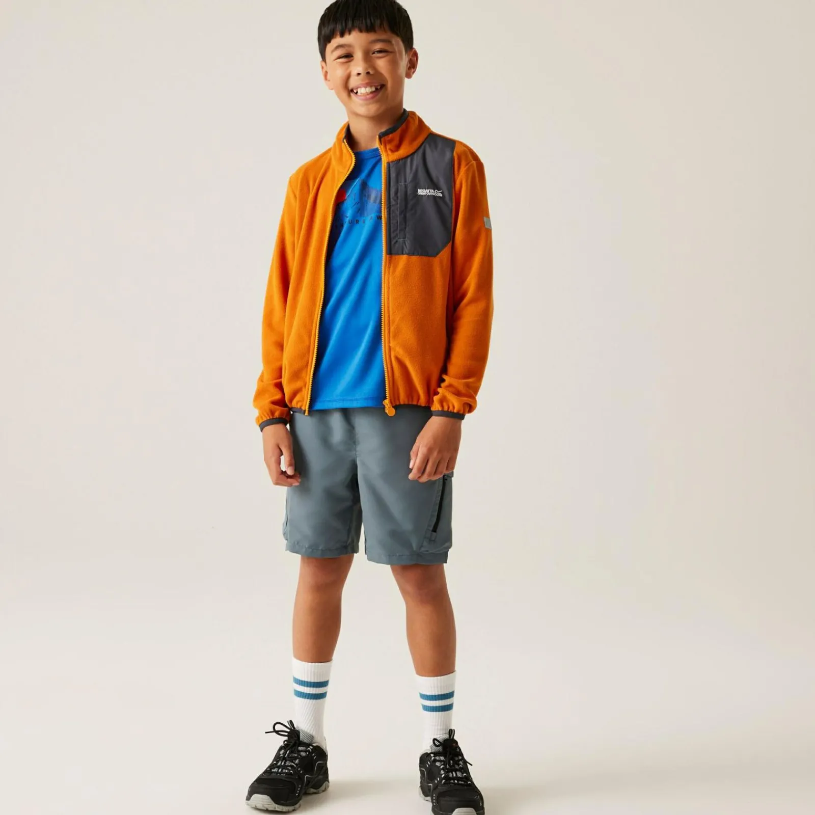 Regatta Polaire zippée Frankie pour enfant |<Enfant Polaires Zip Complet