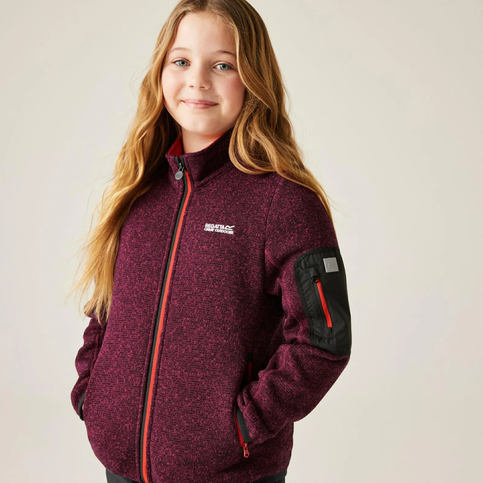 Regatta Polaire zippée pour enfant Junior Newhill |<Enfant Vêtements De Fille|Polaires Zip Complet