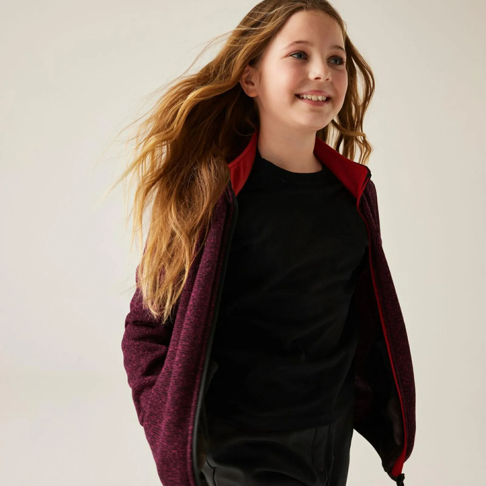 Regatta Polaire zippée pour enfant Junior Newhill |<Enfant Vêtements De Fille|Polaires Zip Complet