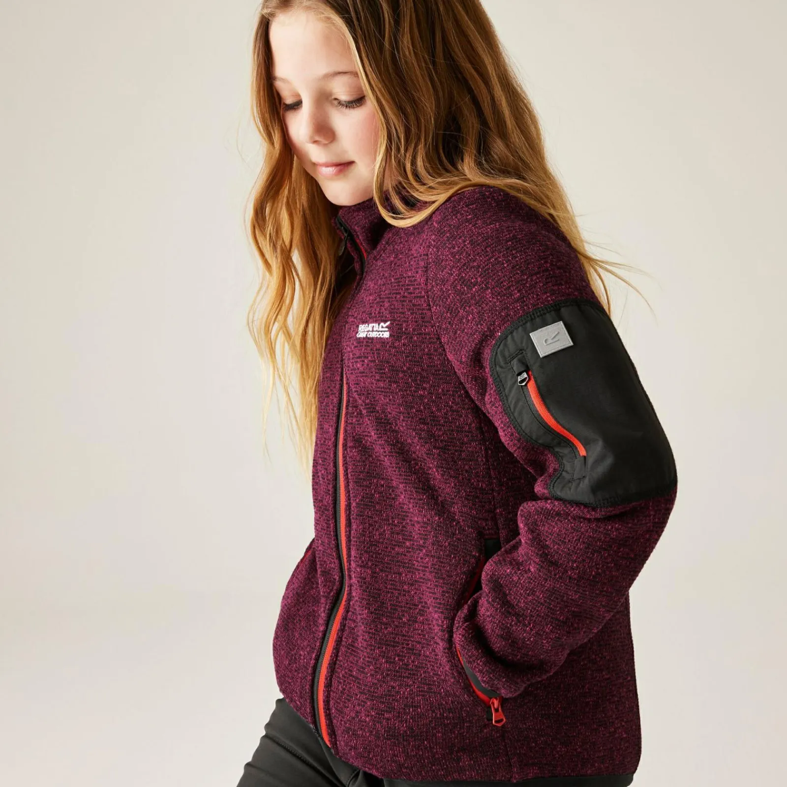 Regatta Polaire zippée pour enfant Junior Newhill |<Enfant Vêtements De Fille|Polaires Zip Complet