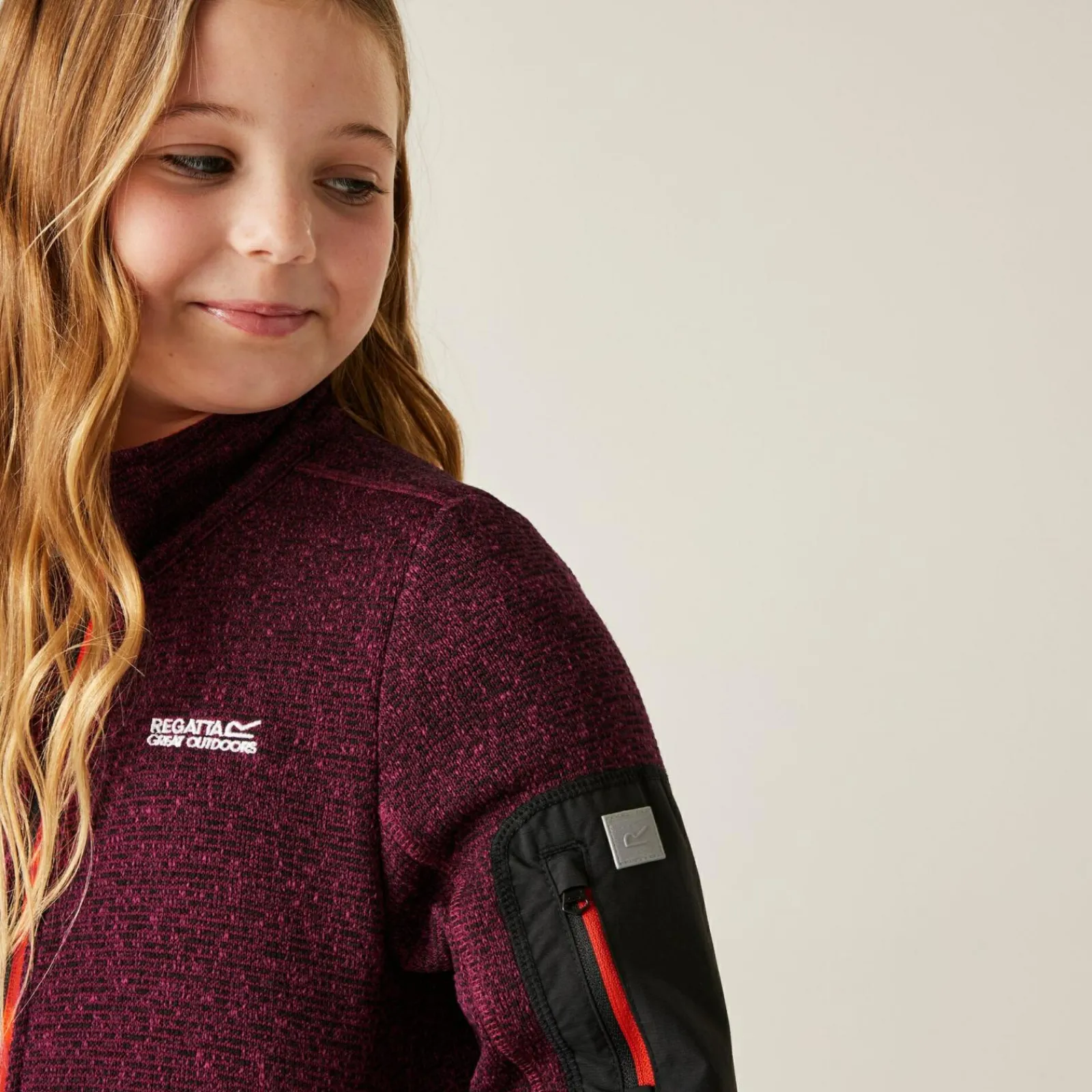 Regatta Polaire zippée pour enfant Junior Newhill |<Enfant Vêtements De Fille|Polaires Zip Complet
