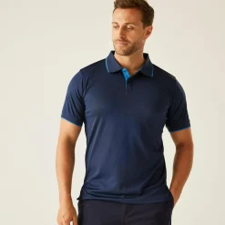 Regatta Polo à Manches Courtes Navigate Hommes |<Homme/Femme T-Shirts & Débardeurs|T-Shirts & Débardeurs