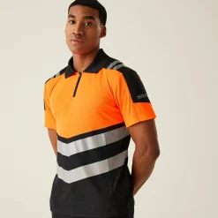 Regatta Polo Haute Visibilité Homme Hi-Vis X-Pro |<Homme/Femme T-Shirts & Débardeurs|T-Shirts & Débardeurs