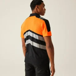Regatta Polo Haute Visibilité Homme Hi-Vis X-Pro |<Homme/Femme T-Shirts & Débardeurs|T-Shirts & Débardeurs