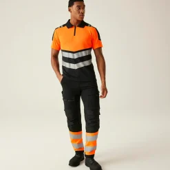 Regatta Polo Haute Visibilité Homme Hi-Vis X-Pro |<Homme/Femme T-Shirts & Débardeurs|T-Shirts & Débardeurs