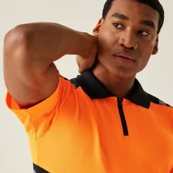Regatta Polo Haute Visibilité Homme Hi-Vis X-Pro |<Homme/Femme T-Shirts & Débardeurs|T-Shirts & Débardeurs
