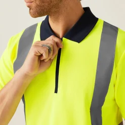 Regatta Polo Hi-Vis Pro |< T-Shirts & Débardeurs|T-Shirts & Débardeurs