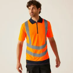 Regatta Polo Hi-Vis Pro |< T-Shirts & Débardeurs|T-Shirts & Débardeurs