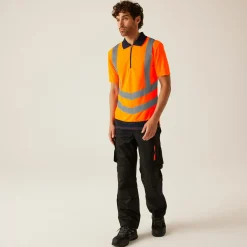 Regatta Polo Hi-Vis Pro |< T-Shirts & Débardeurs|T-Shirts & Débardeurs
