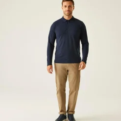 Regatta Polo manches longues 65/35 pour homme |< T-Shirts & Débardeurs|T-Shirts & Débardeurs