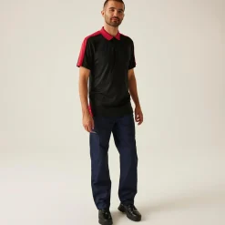 Regatta Polo respirant Homme Contrast à séchage rapide |< T-Shirts & Débardeurs|T-Shirts & Débardeurs