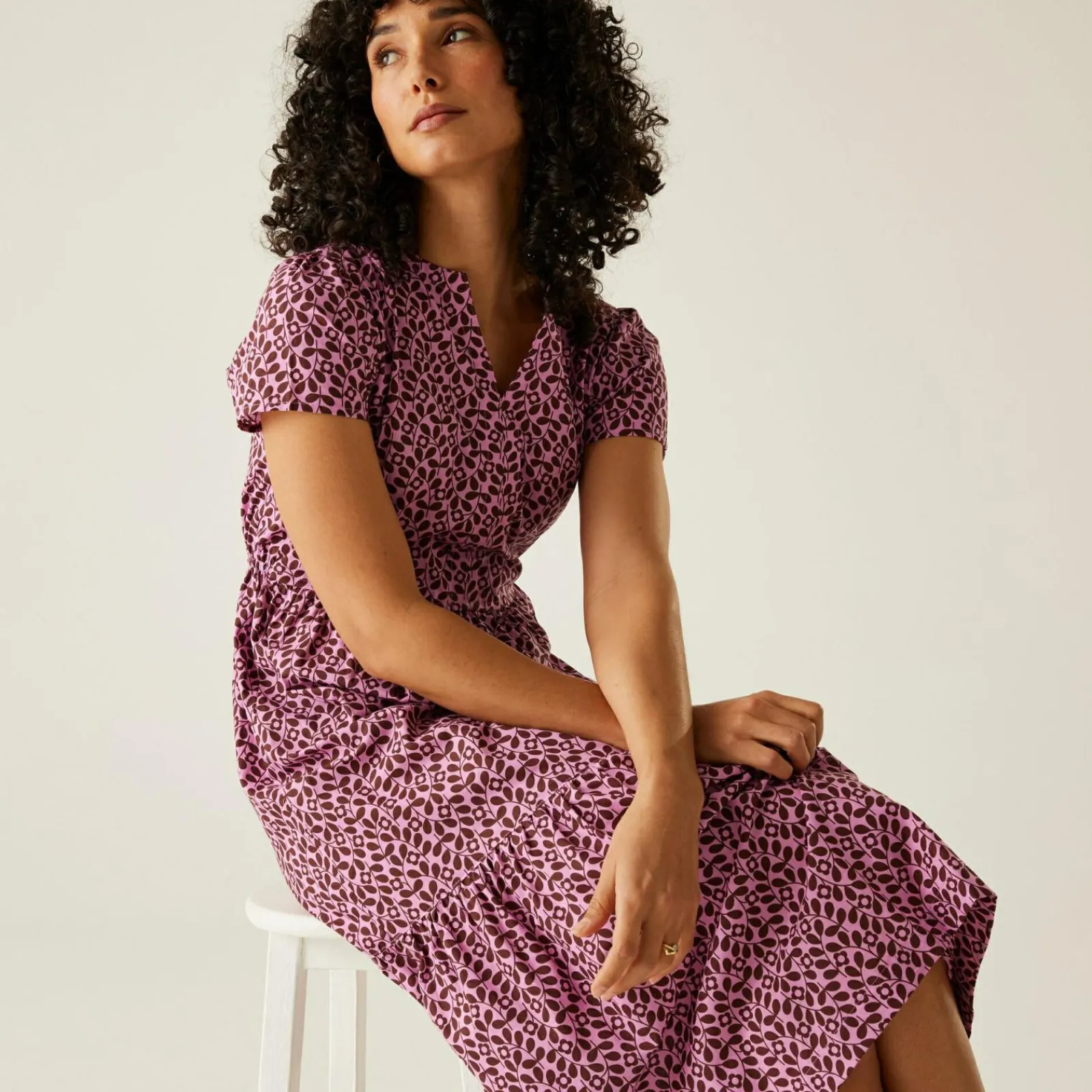 Regatta Robe midi à volants Orla Kiely |<Femme Robes