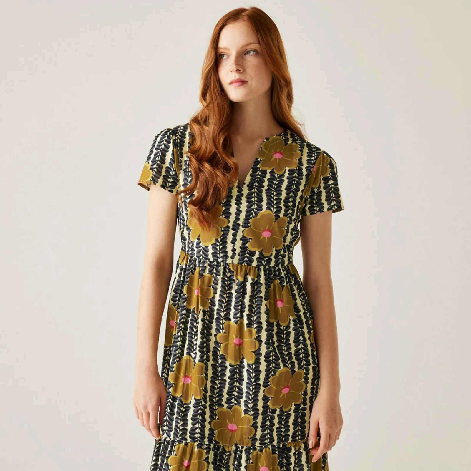 Regatta Robe midi à volants Orla Kiely |<Femme Robes