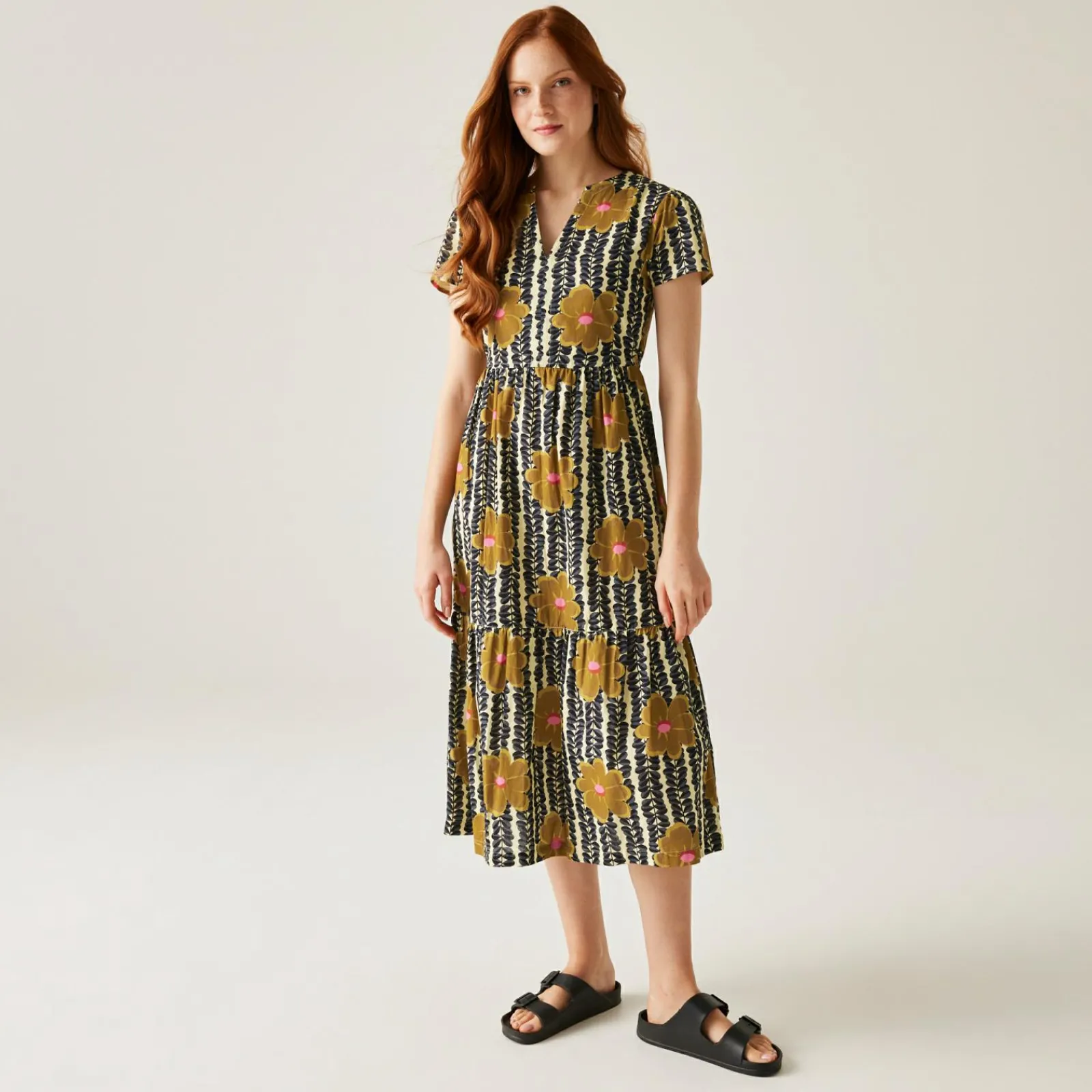 Regatta Robe midi à volants Orla Kiely |<Femme Robes