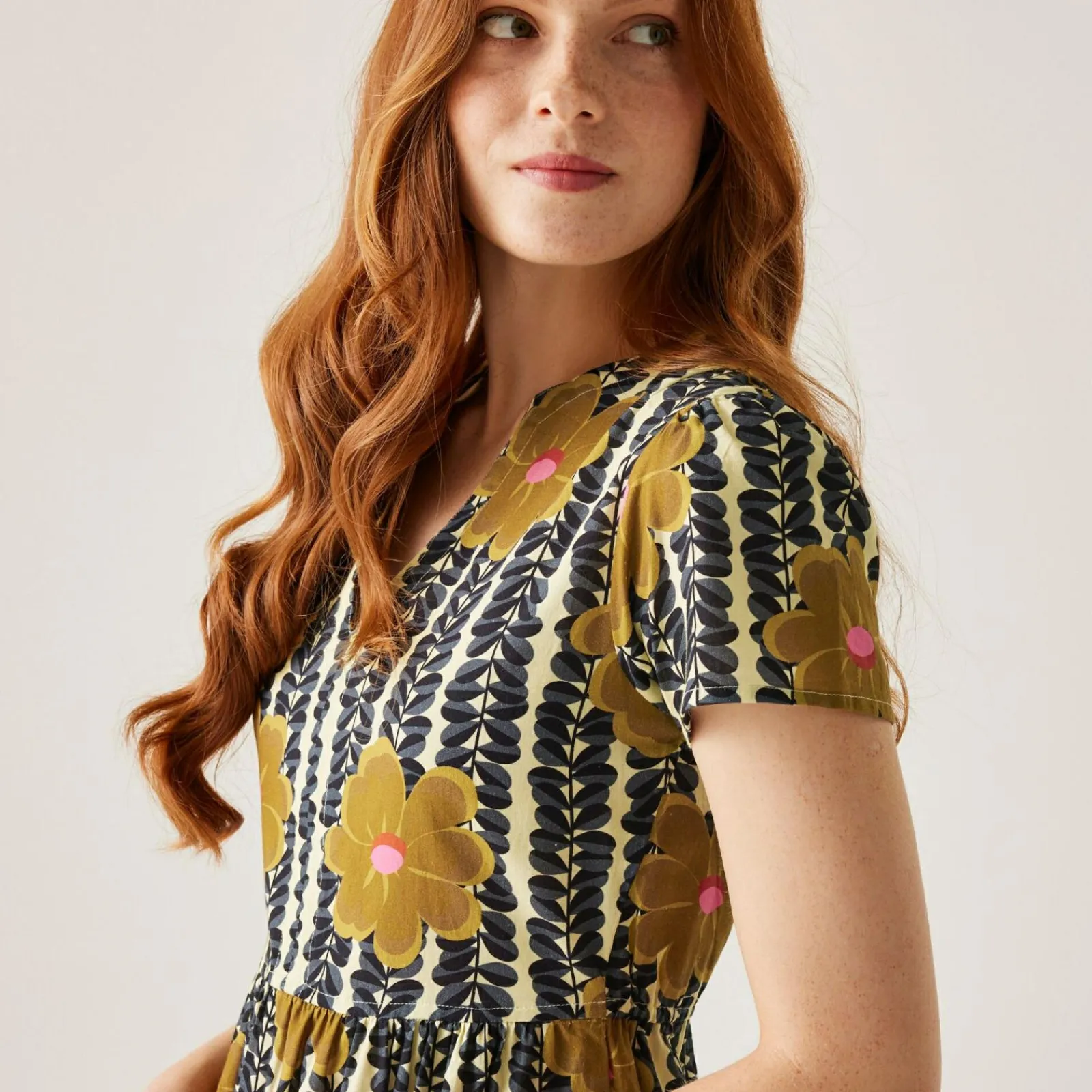 Regatta Robe midi à volants Orla Kiely |<Femme Robes