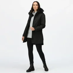 Regatta Sabinka Parka avec bordure en fausse fourrure pour femme |<Femme Parkas|Vestes Chaudes