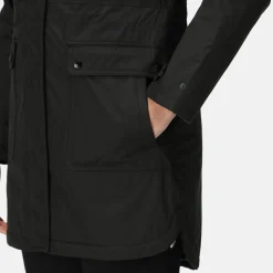 Regatta Sabinka Parka avec bordure en fausse fourrure pour femme |<Femme Parkas|Vestes Chaudes