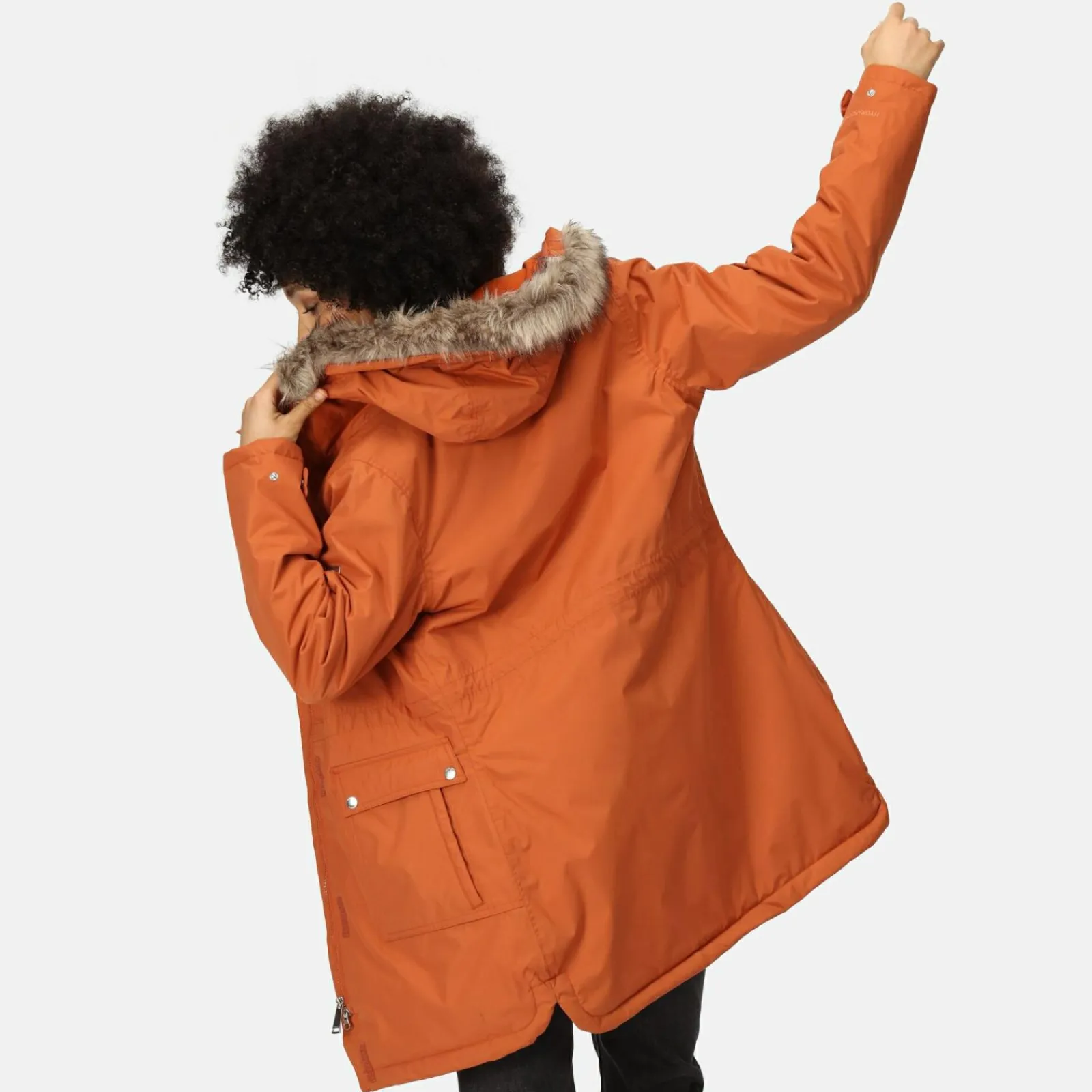 Regatta Sabinka Parka avec bordure en fausse fourrure pour femme |<Femme Parkas|Vestes Chaudes