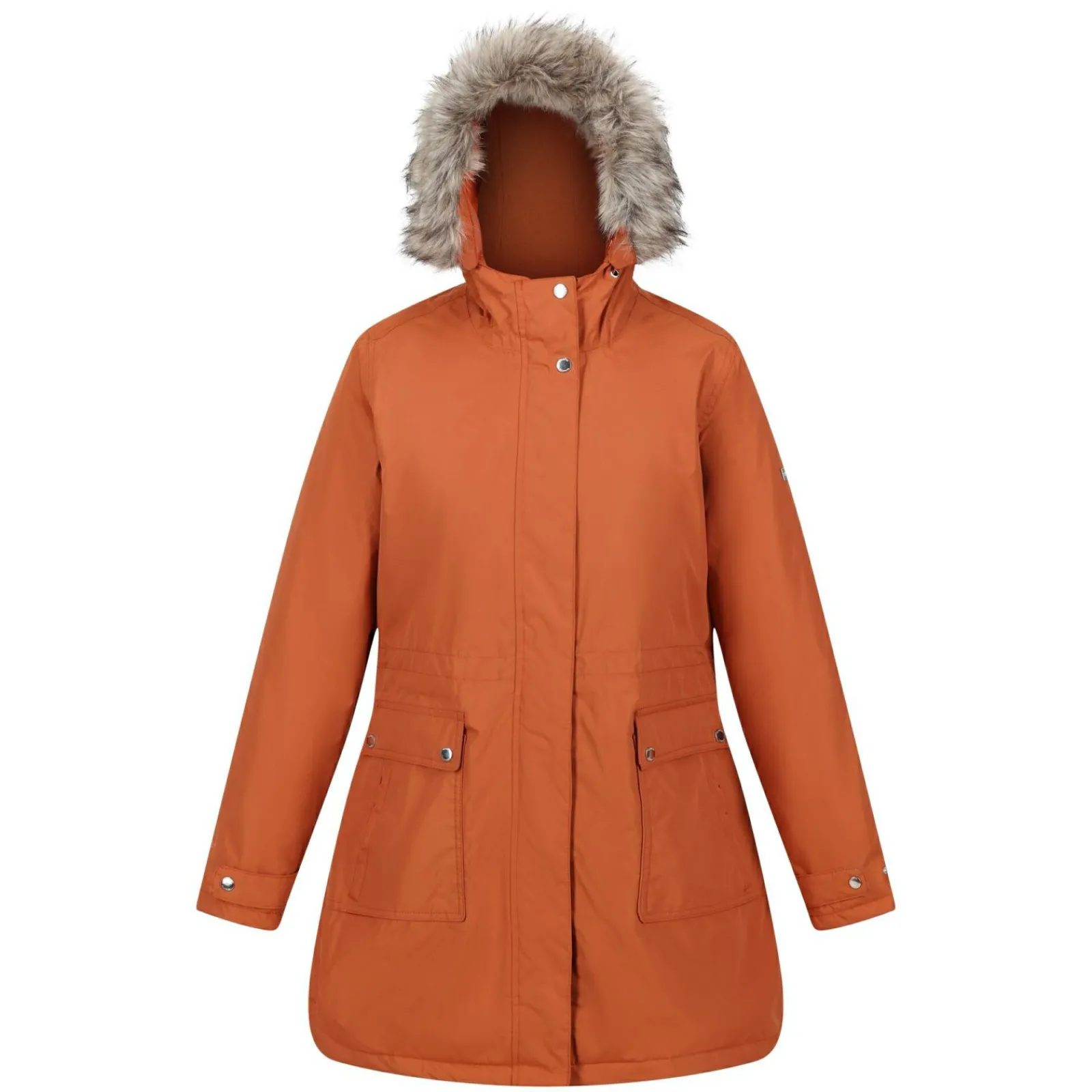 Regatta Sabinka Parka avec bordure en fausse fourrure pour femme |<Femme Parkas|Vestes Chaudes